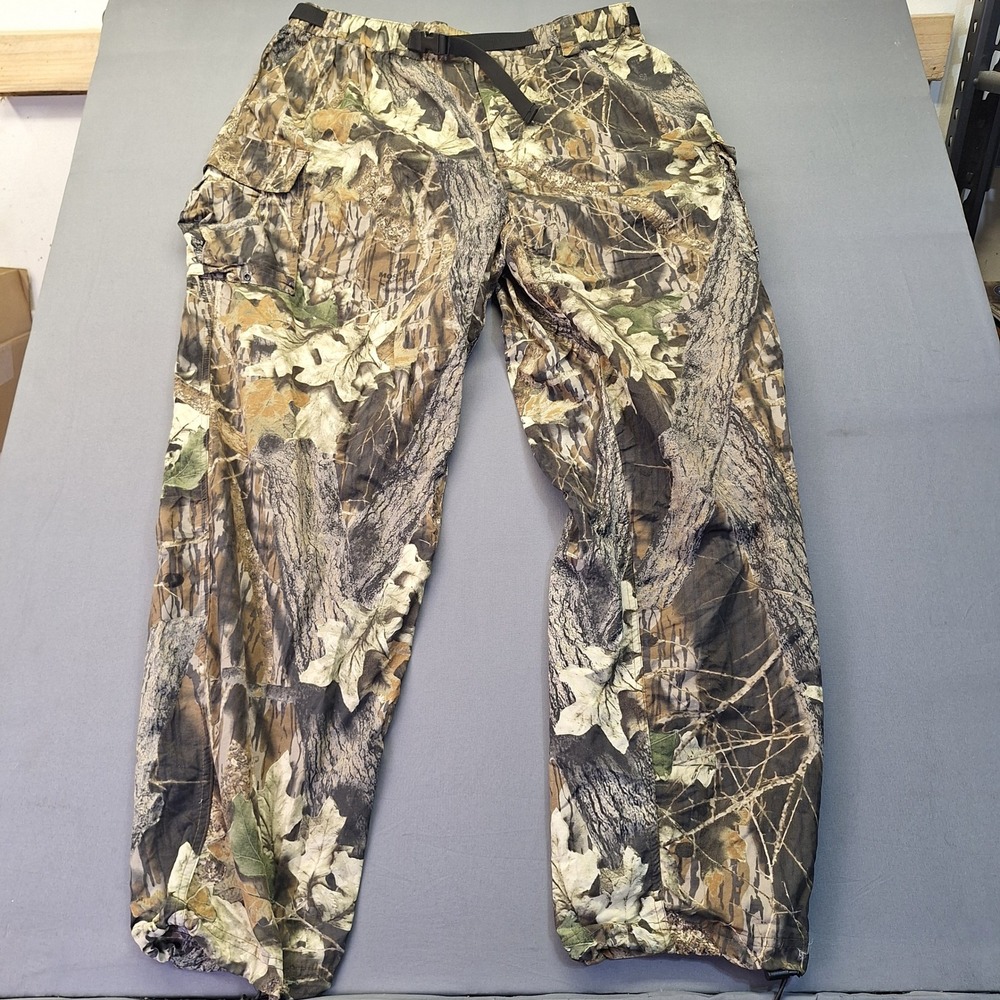 Remington Outdoor Mens XL Camo Cargo Pants Mossy Oak Break Up lightweight